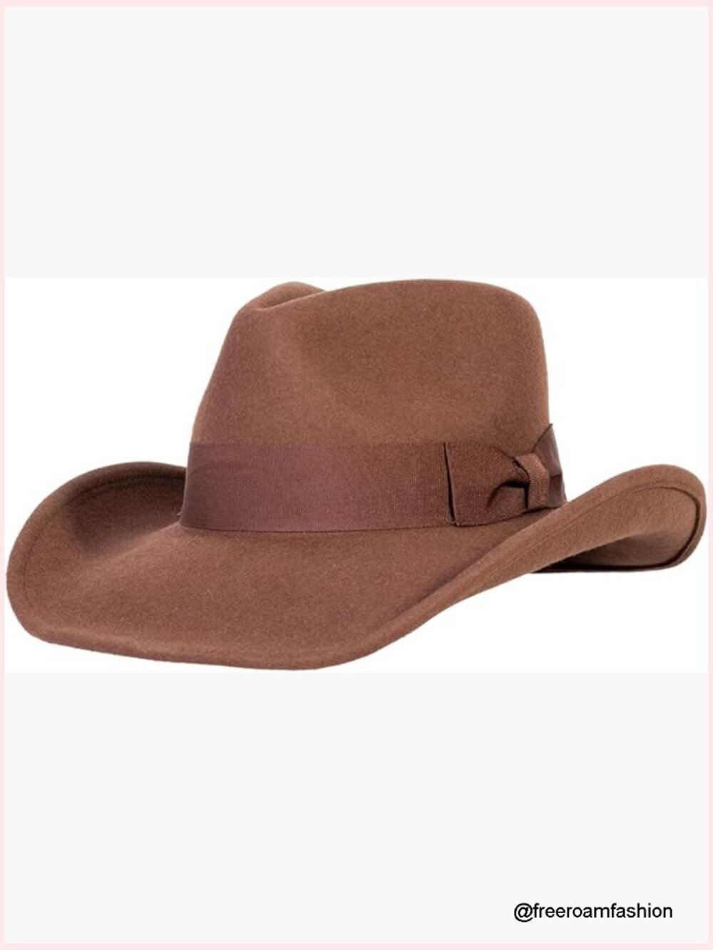 100% Wool Wide Brim Cowboy Hat Shapeable Rancher Hat Western Style